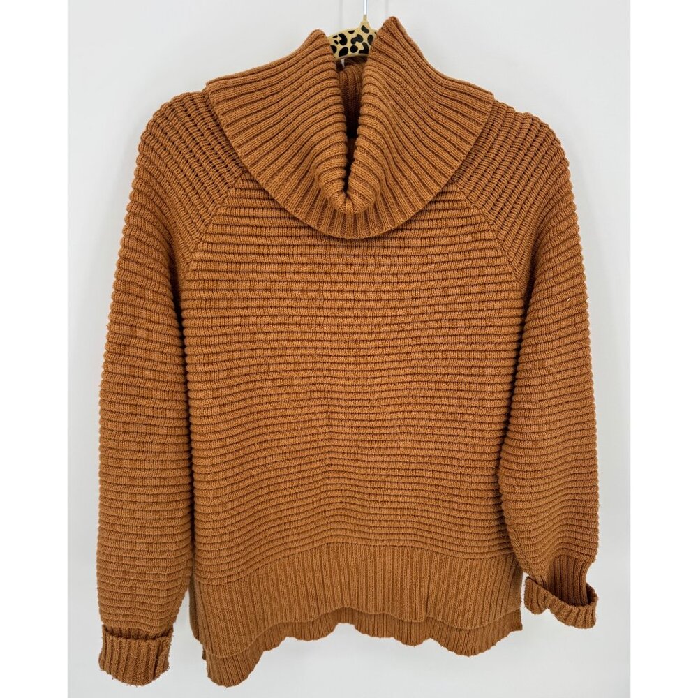 Rachel Ashwell Women's Cozy Tan Turtleneck Sweater